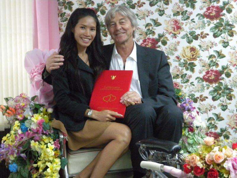 Hello,<br>First I would like to thank to Thaikisses.<br><br>We get married on 9. November 2012.<br><br>We are happy together. <br><br>Now, we are living in Swiss, we have our own company.<br><br>In the...